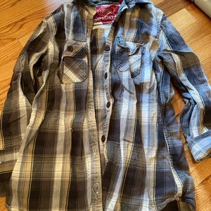 Superdry plaid / flannel fitted Shirt